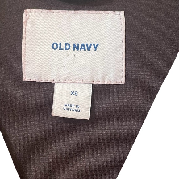 Old‎ Navy Faux Suede Maroon Moto Biker Jacket - Picture 6 of 13